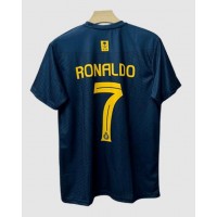 Camiseta Al-Nassr Cristiano Ronaldo #7 Visitante Equipación 2023-24 manga corta